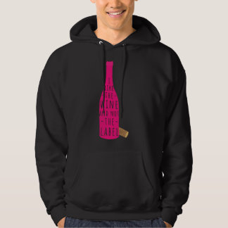 Moletom Eu Gosto Do Vinho E Não Do Rótulo