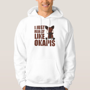 Moletom Eu gosto muito do Okapi's Cute Okapi