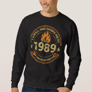 Moletom Eu Grito E Fumo Carne Desde 1989 33º Aniversário
