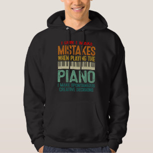 Moletom Eu não cometo erros ao tocar pianista