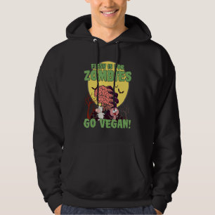 Moletom Eu Não Como Animais Eu Só Preciso de Cérebro Vegan