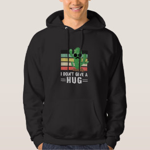 Moletom Eu Não Dou Um Grande Êxito No Cactus Retro Hugger