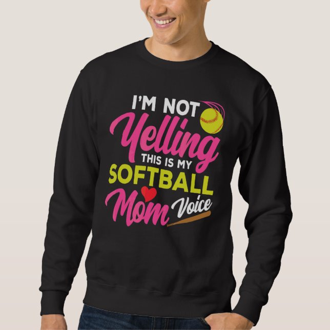 Moletom Eu não estou gritando que esta é minha mãe de soft (Frente)