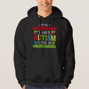 Moletom Eu não estou me comportando mal Eu tenho utismo, p