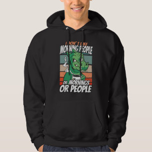 Moletom Eu não gosto de pessoas matinais ou manhãs ou pe