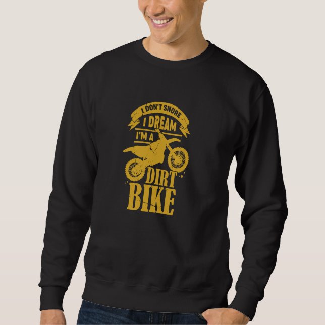 Moletom Eu não ronco, eu sonho, eu sou uma moto de saia (Frente)