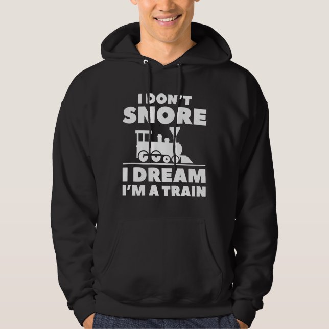 Moletom Eu Não Ronco Eu Sonho Que Sou Um Trem (Frente)