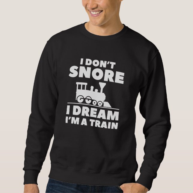 Moletom Eu não ronco sonho sou um trem (Frente)