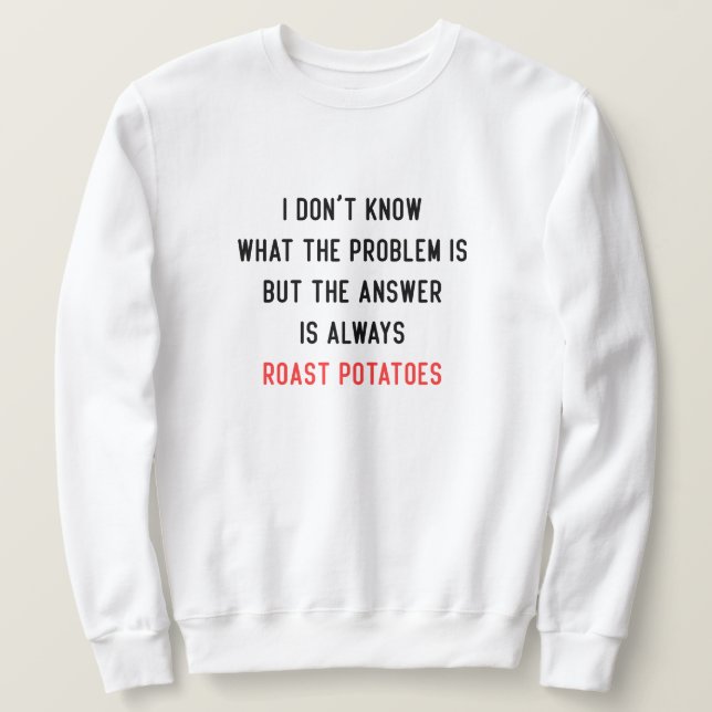 Moletom Eu não sei qual é o problema (Frente do Design)