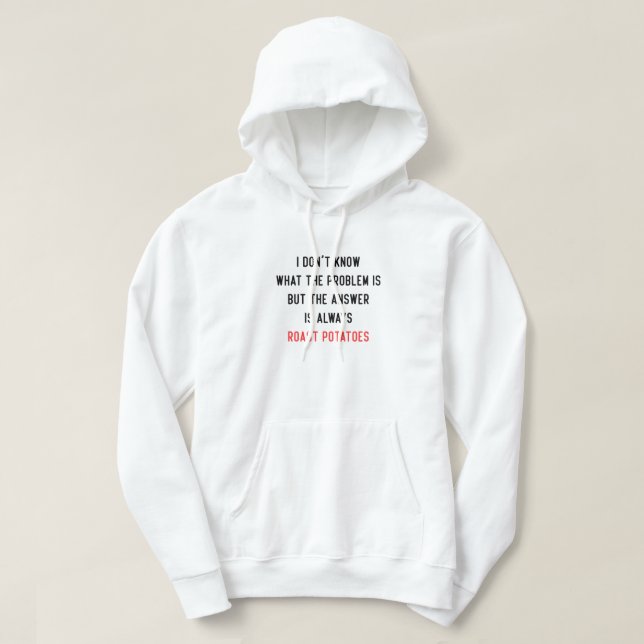 Moletom Eu não sei qual é o problema (Frente do Design)