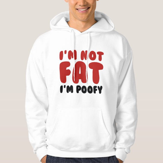 Moletom Eu não sou gordo, sou pobre (Frente)
