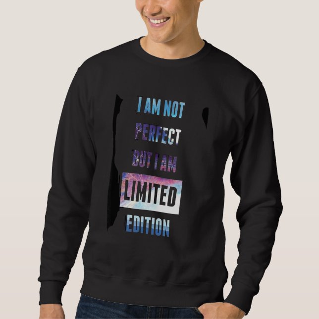 Moletom Eu não sou perfeito, mas sou eu sou tão incrível (Frente)