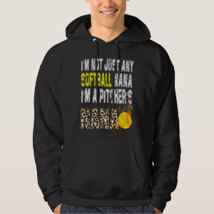 Moletom Eu não sou qualquer Nana de Softball Eu sou Nan de