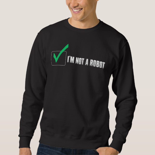MOLETOM EU NÃO SOU UM LOGIN DE INICIALIZAÇÃO CAPTCHA BOT D (Frente)