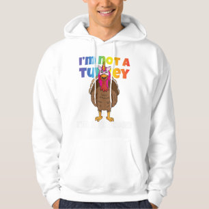 Moletom Eu Não Sou Uma Turquia Sou Um Unicórnio Turkeycorn