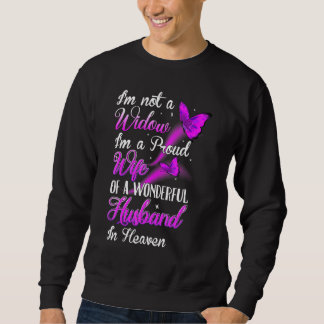 Moletom Eu Não Sou Uma Viúva Sou Uma Esposa Orgulhosa De U