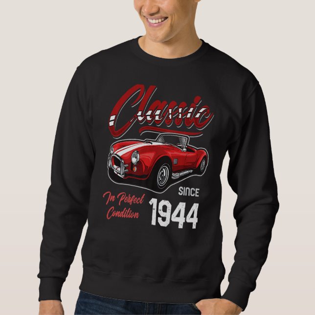 Moletom Eu não sou velho, sou Nascer clássico de carro de  (Frente)
