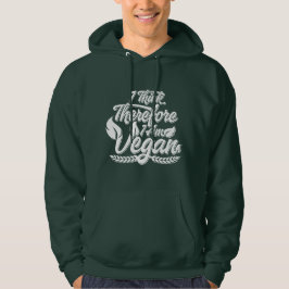 Moletom Eu Penso, Portanto Sou Vegano