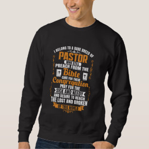 Moletom Eu Pertenço A Uma Rara Raça De Pastor Pregado Do