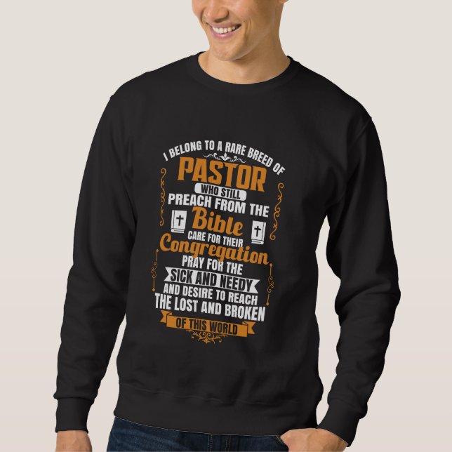 Moletom Eu Pertenço A Uma Rara Raça De Pastor Pregado Do (Frente)