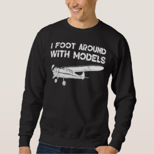 Moletom Eu Perto Do Piloto De Aviões De Modelos