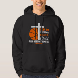 Moletom Eu Posso Fazer Todas as Coisas Através de Cristo B