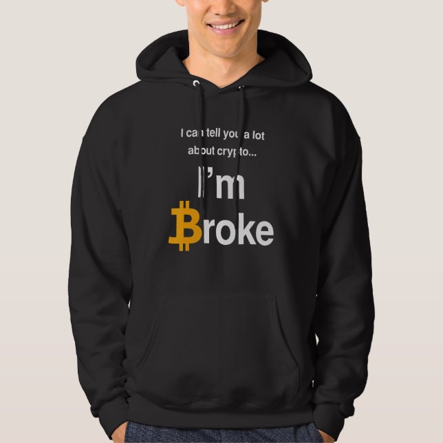 Moletom Eu posso te contar muito sobre Crypto, eu estou qu (Frente)