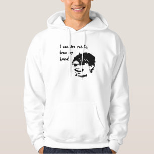 Moletom eu posso ver Rússia de minha casa! Camisola