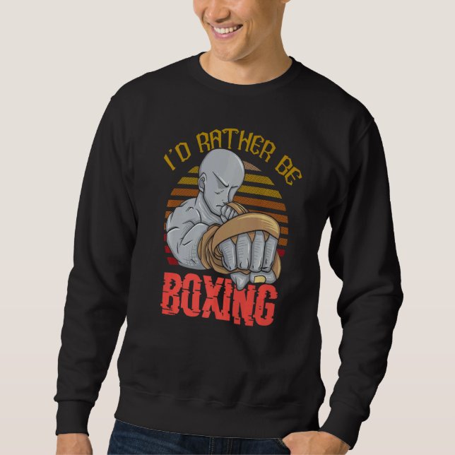 Moletom Eu Preferencialmente De Estar Boxing Boxing (Frente)