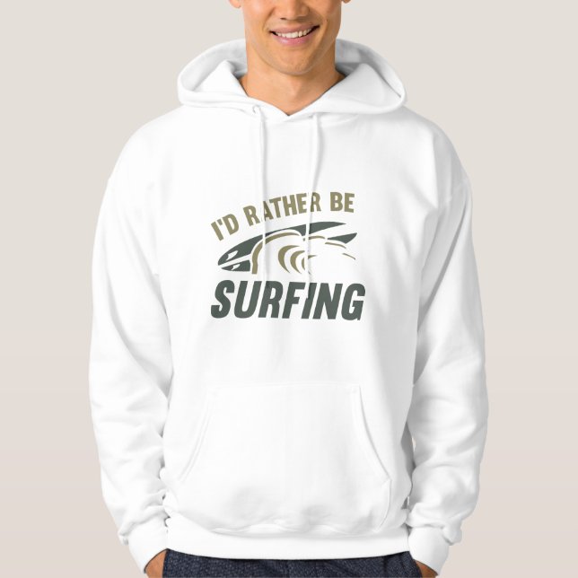 Moletom Eu Preferencialmente De Estar Surfando (Frente)