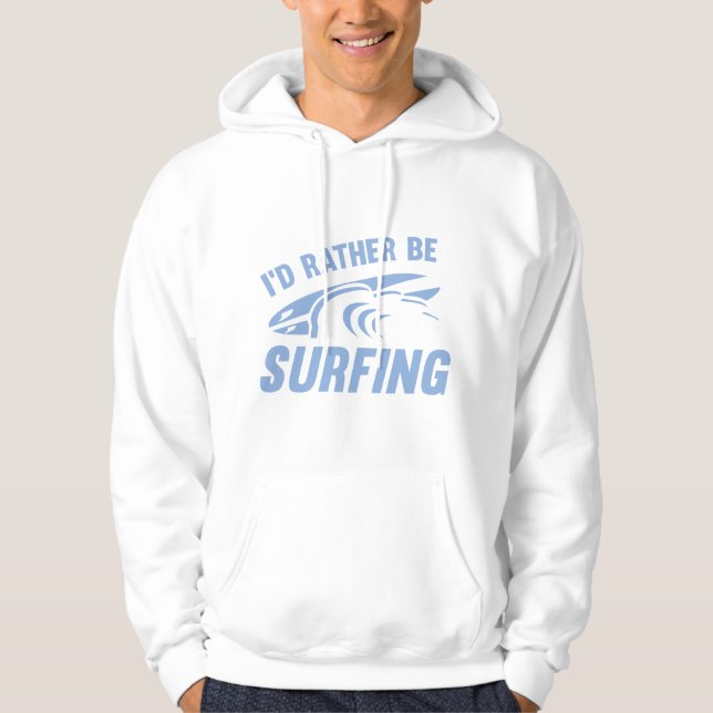 Moletom Eu Preferencialmente De Estar Surfando (Frente)