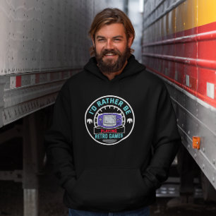 Moletom Eu Preferencialmente Jogando Jogos Retrorísticos P