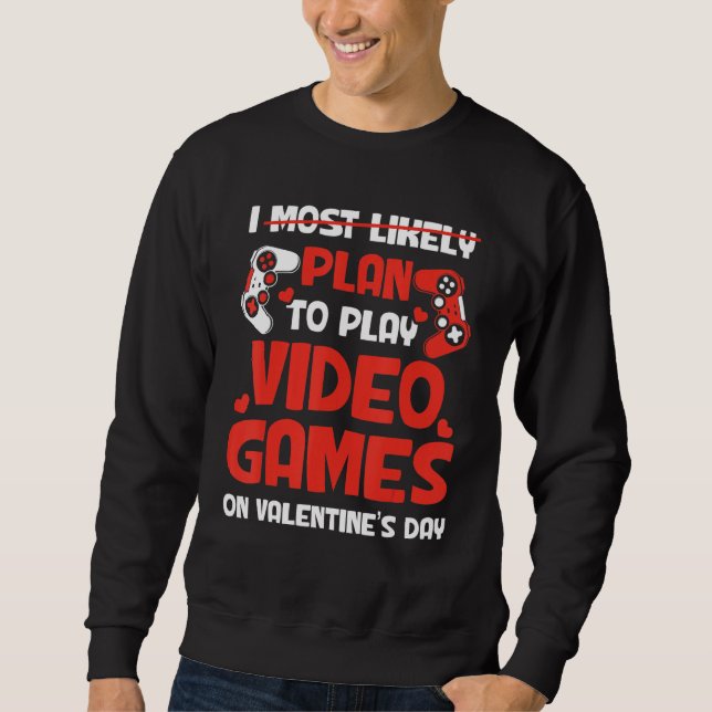 Moletom Eu Provavelmente Planejo Tocar Videos games No Val (Frente)