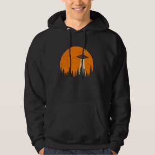 Moletom Eu Quero Acreditar Piada Espacial OVNI Alien Vinta