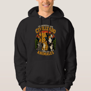 Moletom Eu quisiera ser civilizado 1