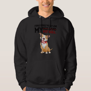 Moletom Eu Realmente Amo Meu Marido Pitbull