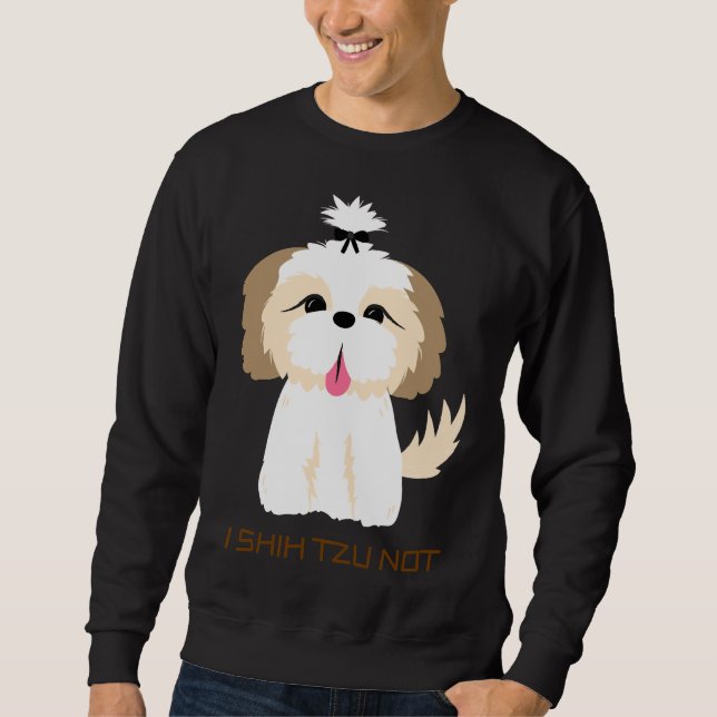 Moletom Eu Shih Tzu Não (Frente)