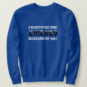 Moletom Eu Sobrevivi ao Chicago Blizzard de 1967