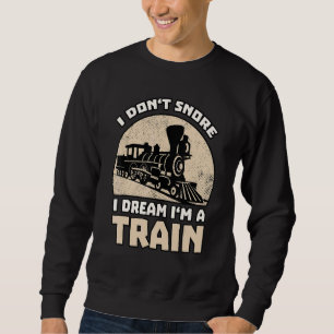 Moletom Eu Sonho Que Sou Um Trem - Dito de Estrada de Ferr