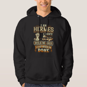 Moletom Eu Sou Hermes. Eu não paro quando estou cansado