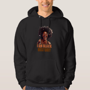 Moletom Eu sou história negra Mulheres Meninas Mês da Hist