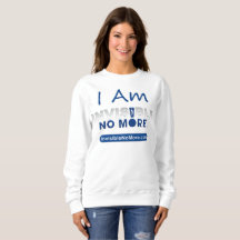Eu sou invisível não mais - camisola