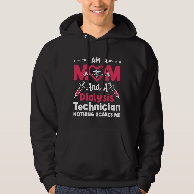 Moletom Eu Sou Mãe E Um Técnico De Diálise Nefrologia (Frente)