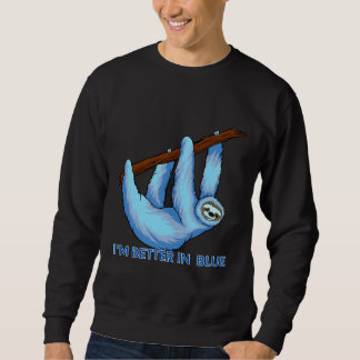 Moletom Eu Sou Melhor Em Azul Lama Azul