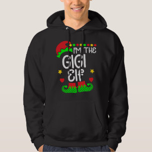 Moletom Eu sou o Tee do Elf da Família de Natal Gigi