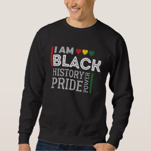 Moletom Eu sou professor afro-americano do Mês da História