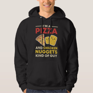 Moletom Eu Sou Um Cara De Pizza E Nuggets De Frango Engraç