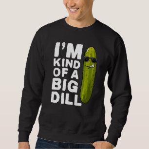 Moletom Eu sou um grande Vegan de picles de Dill