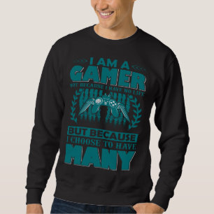 Moletom Eu Sou Um Jogador De PC De Jogos E Jogador De Cons