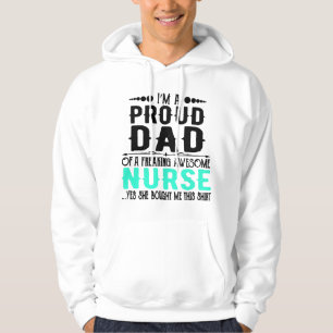 Moletom Eu sou um Pai Orgulhoso de uma enfermeira maluca